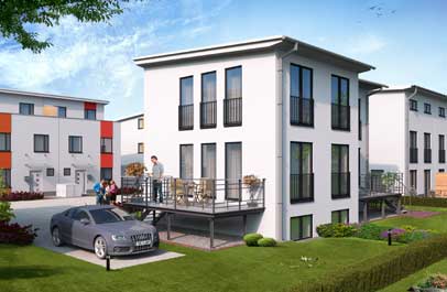 3d design immobilien von aussen