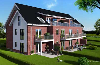 bauplan service 3d aussenansicht