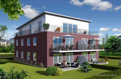 3d bild aus grundriss