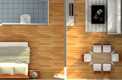 grundriss gestaltung in 3d