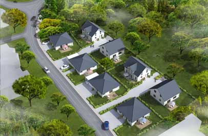 immobilien angebote 3d vogelperspektive