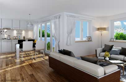 immobilien grafiken dienstleistungen 3d innenansicht