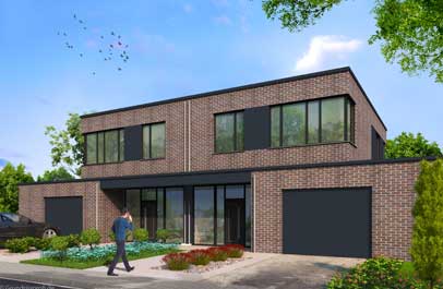 immobilien visualisierung aussenansicht