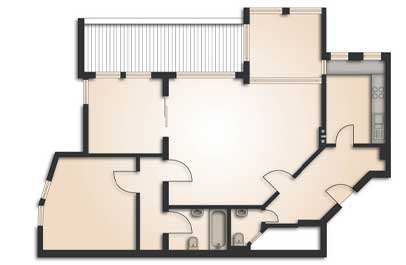 wohnungsplan verbessern 2d solid